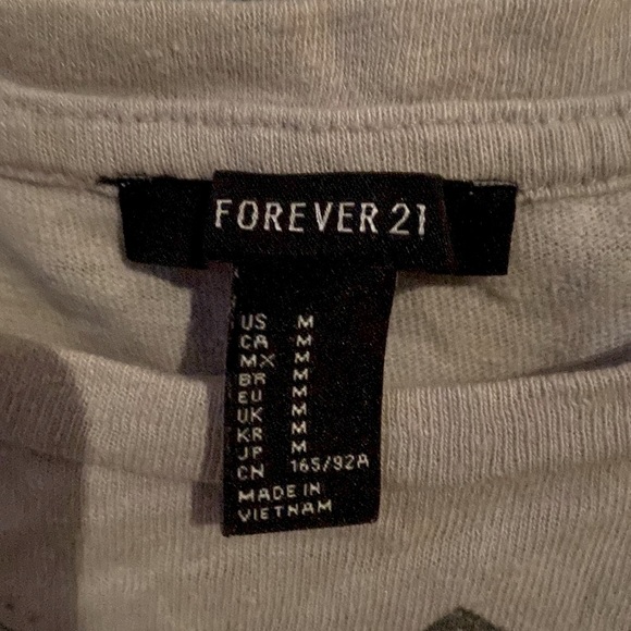 FOREVER 21 top w/ side cutout detail size M - Picture 2 of 2